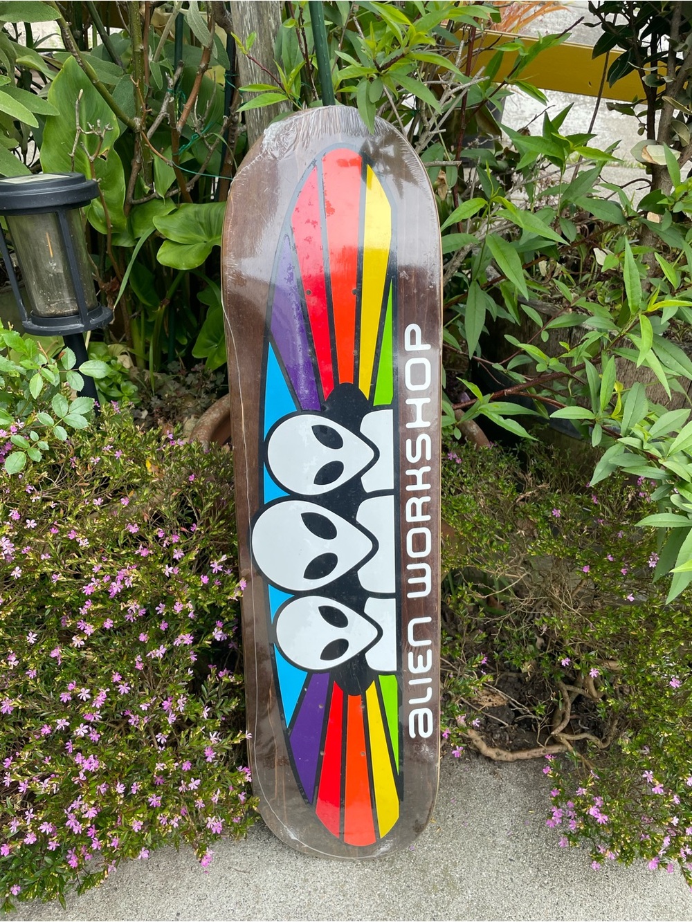 Alien Workshop Rainbow Triple Alien Skateboard Deck